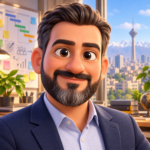 آواتار کارتونی یاشار مهربان، شخصیت هوش مصنوعی پرسشگر و چالش‌گر فلسفی